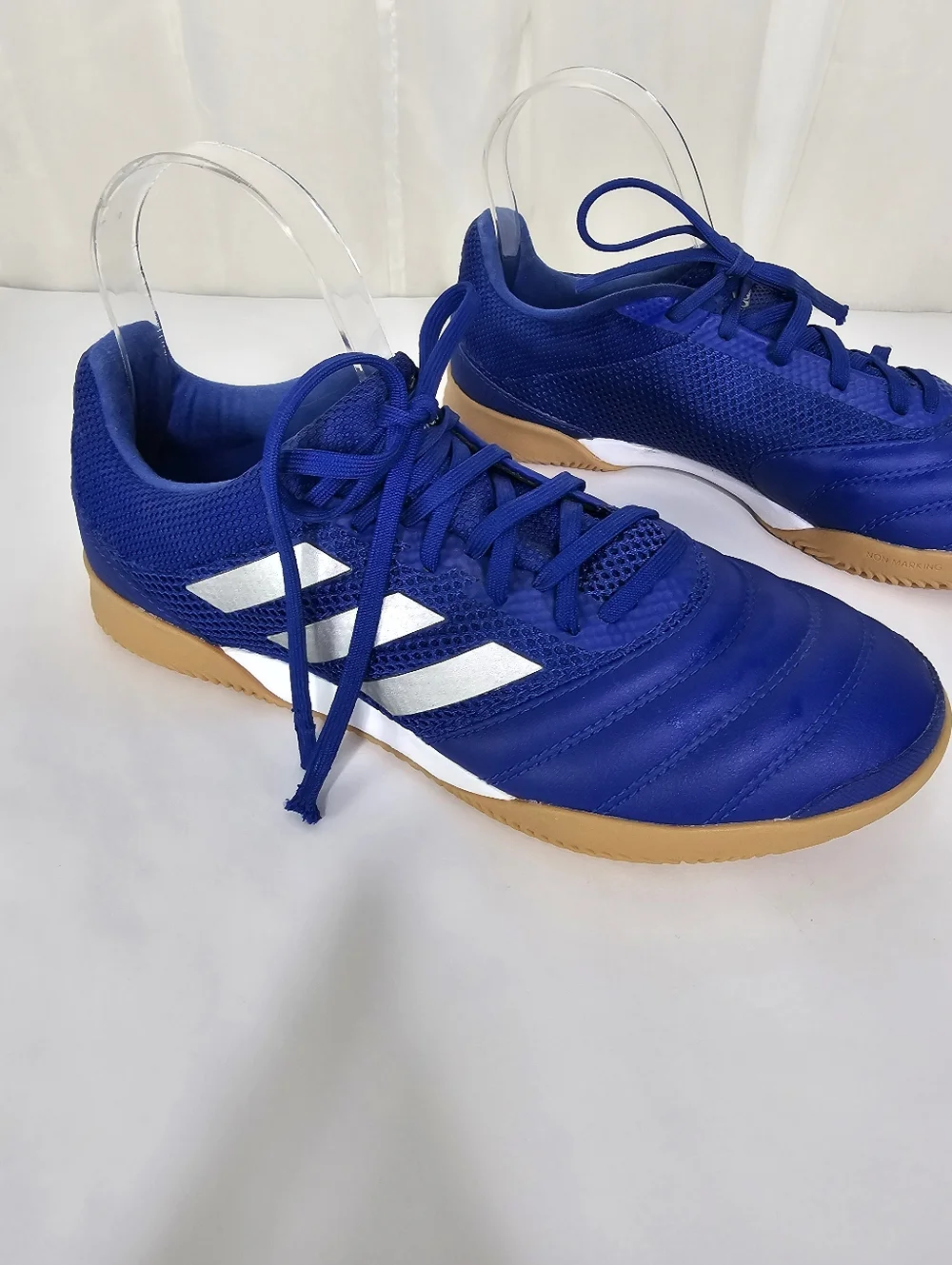 Adidas Copa 20.3 Indoor Sala Soccer Shoes Royal Blue Metallic Silver Men's 8 NEW